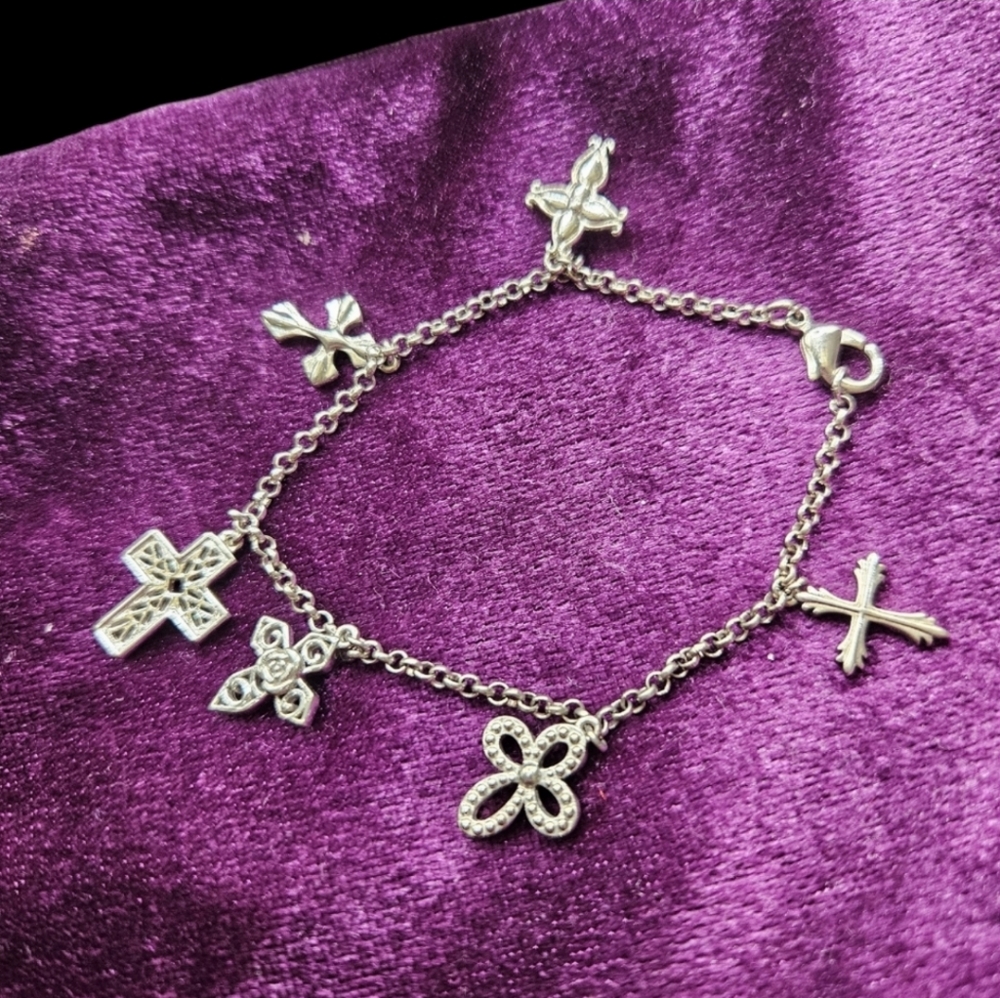 Cross Charm Bracelet